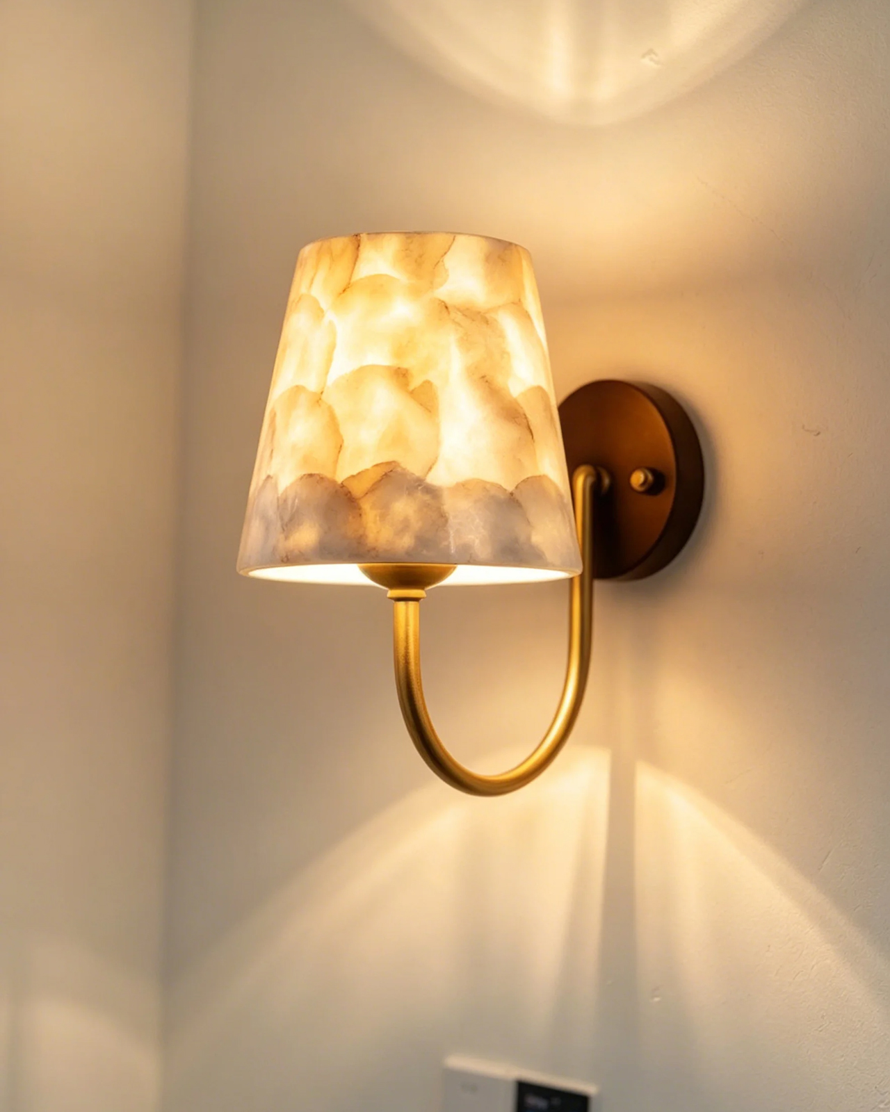 Opal Shell Wall Sconce