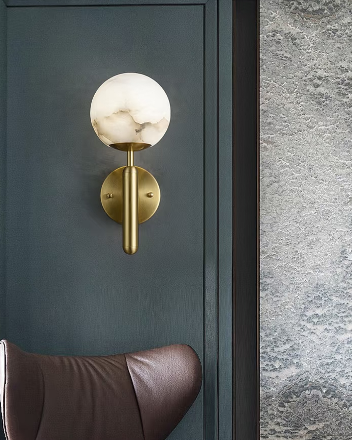 Orbelle Alabaster Wall Light