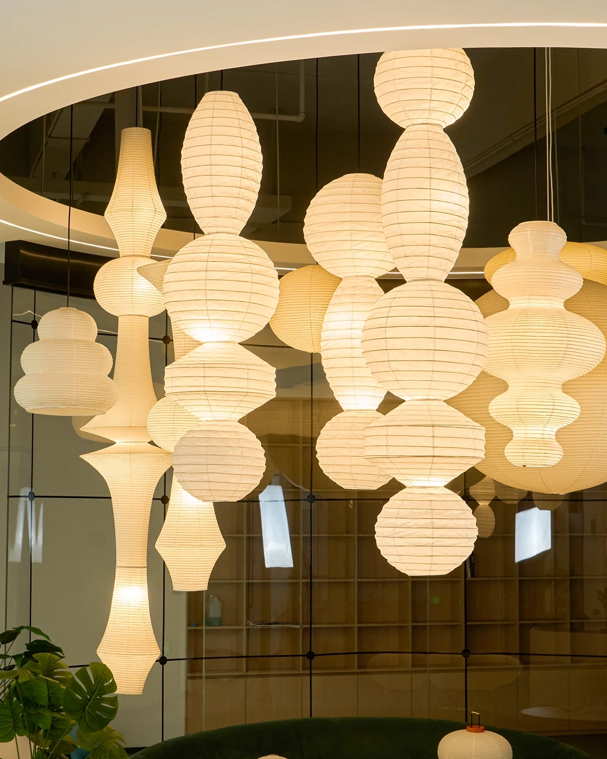 Ori Lantern Series Swag Pendant Lamp