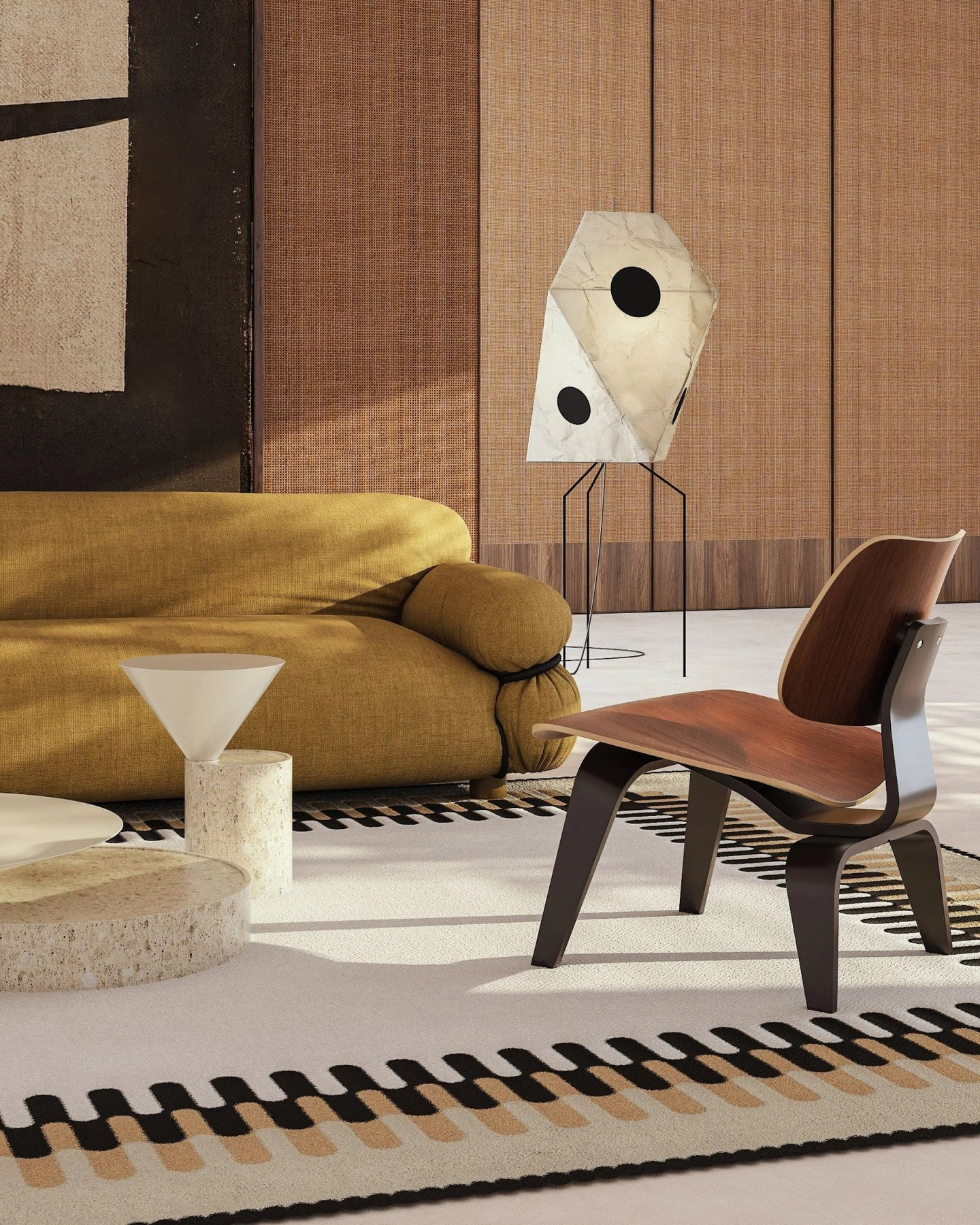 Origami Lantern Floor Lamp