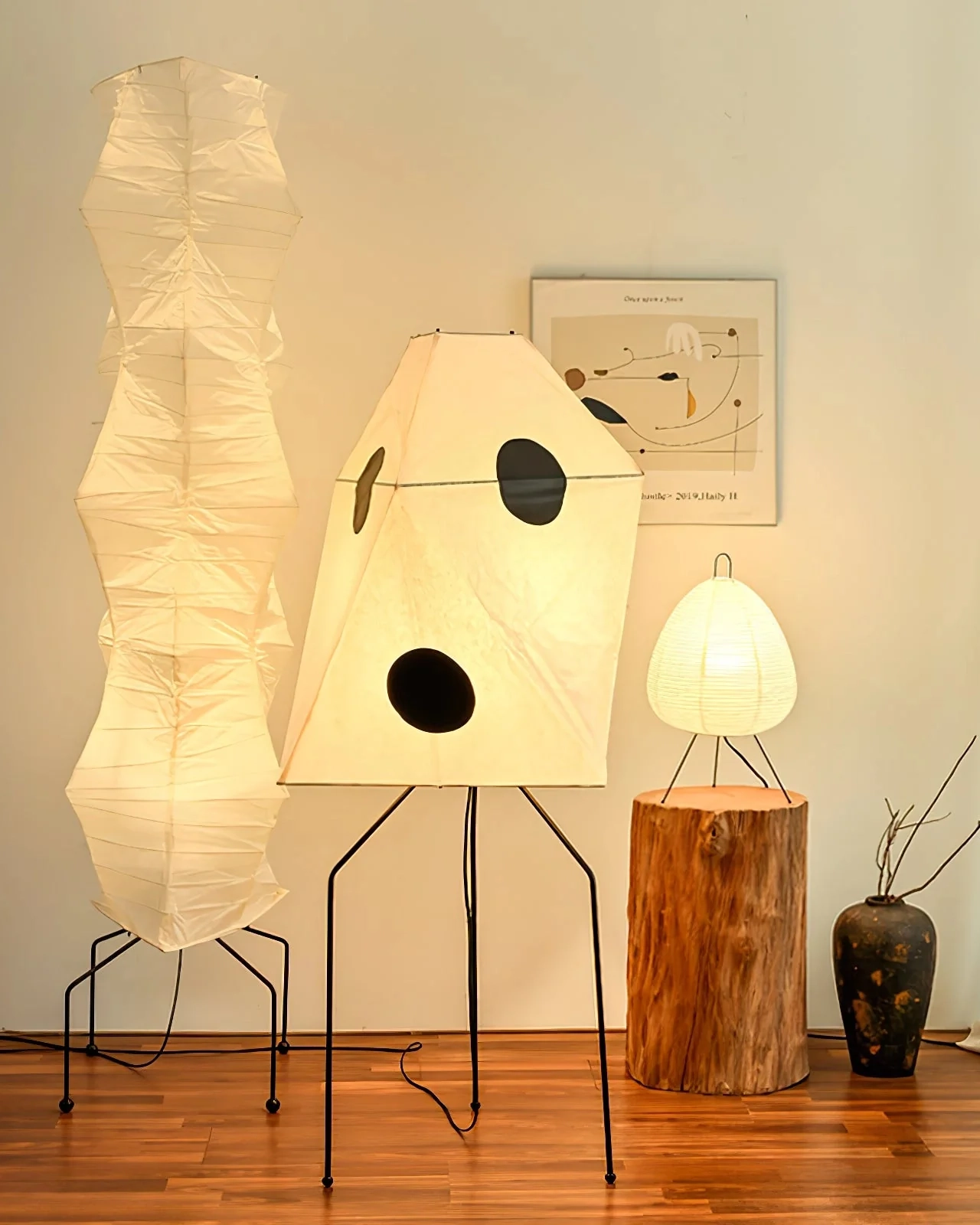 Origami Lantern Floor Lamp
