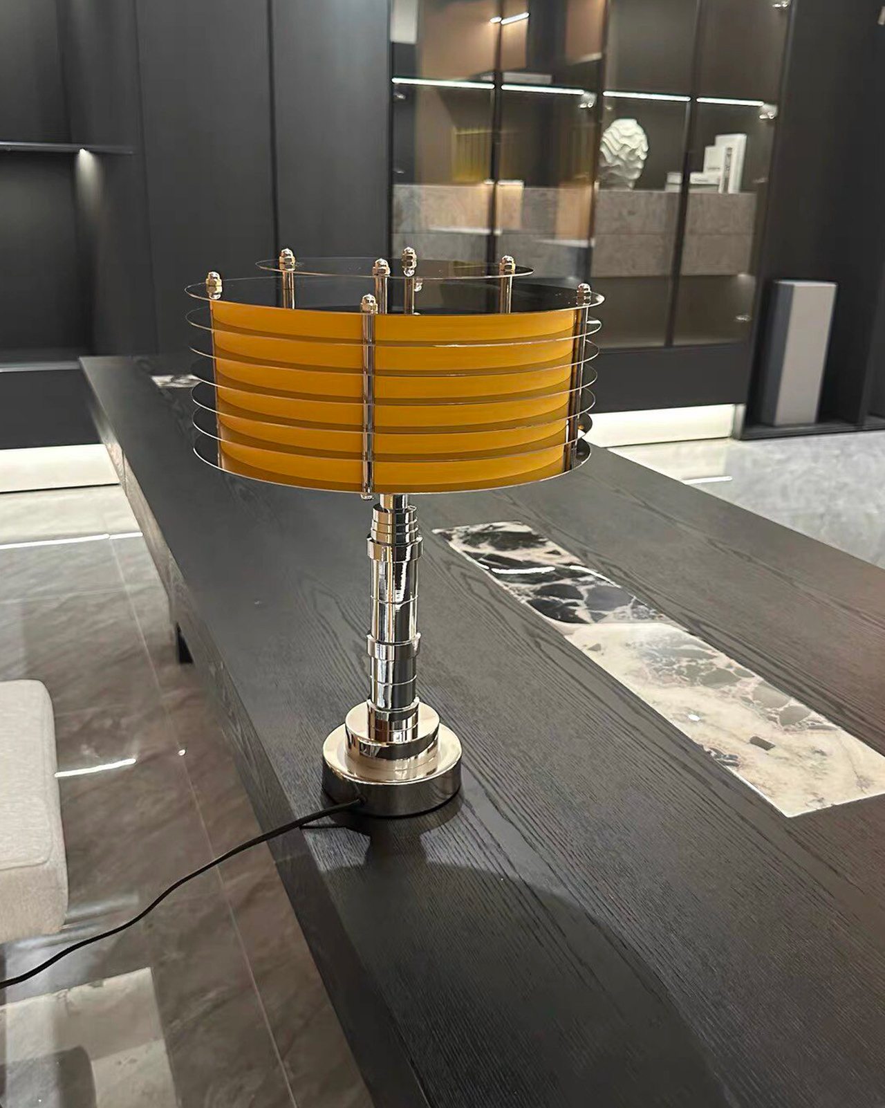 Orson Parchment Table Lamp