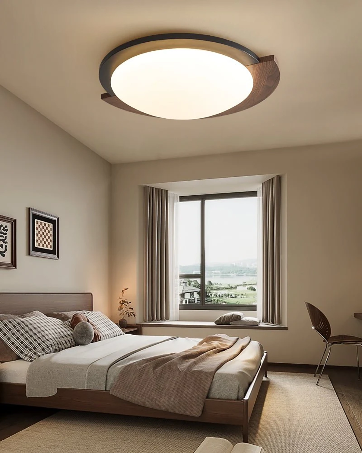 Orwyn Grain Halo Ceiling Light