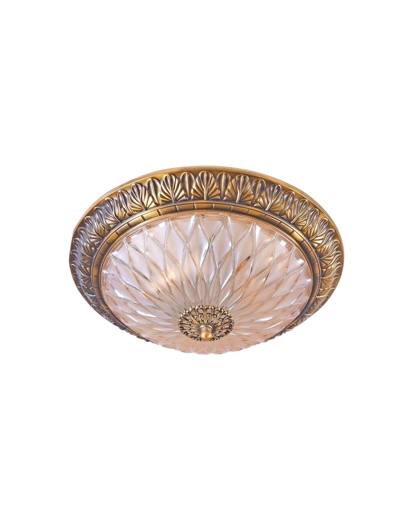 Palmette Glass Ceiling Light
