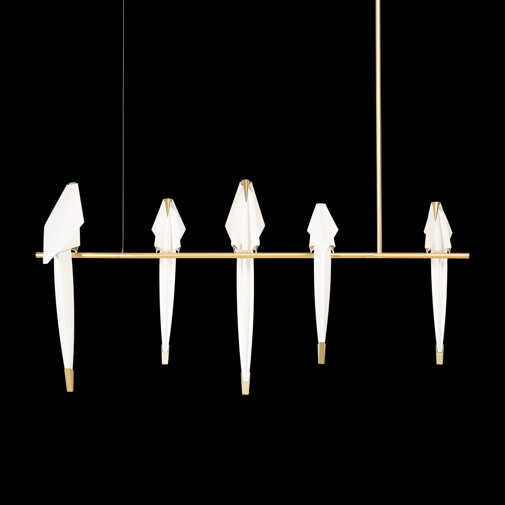 Paper Crane Bird LED Chandelier-elegalight