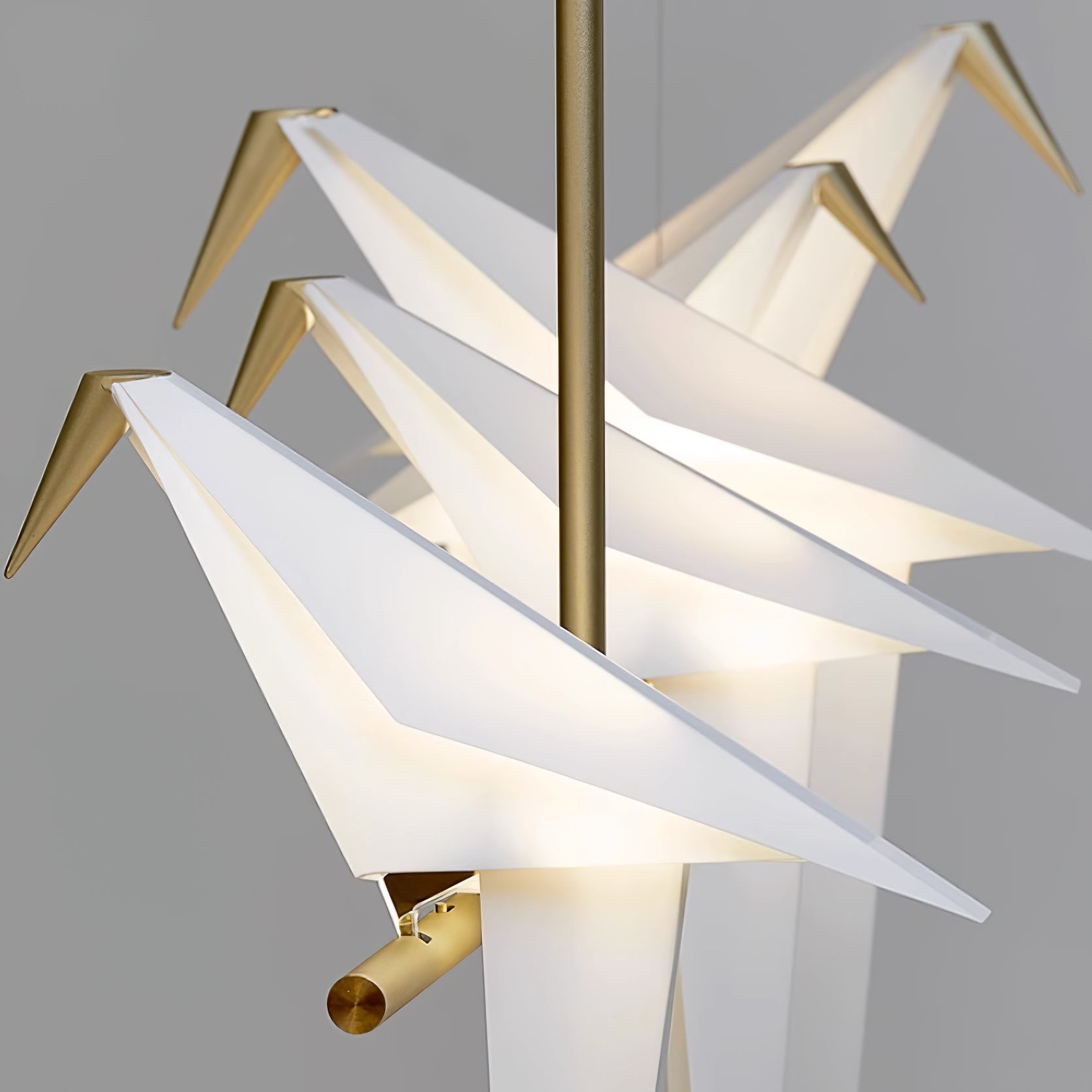 Paper Crane Bird LED Chandelier-elegalight