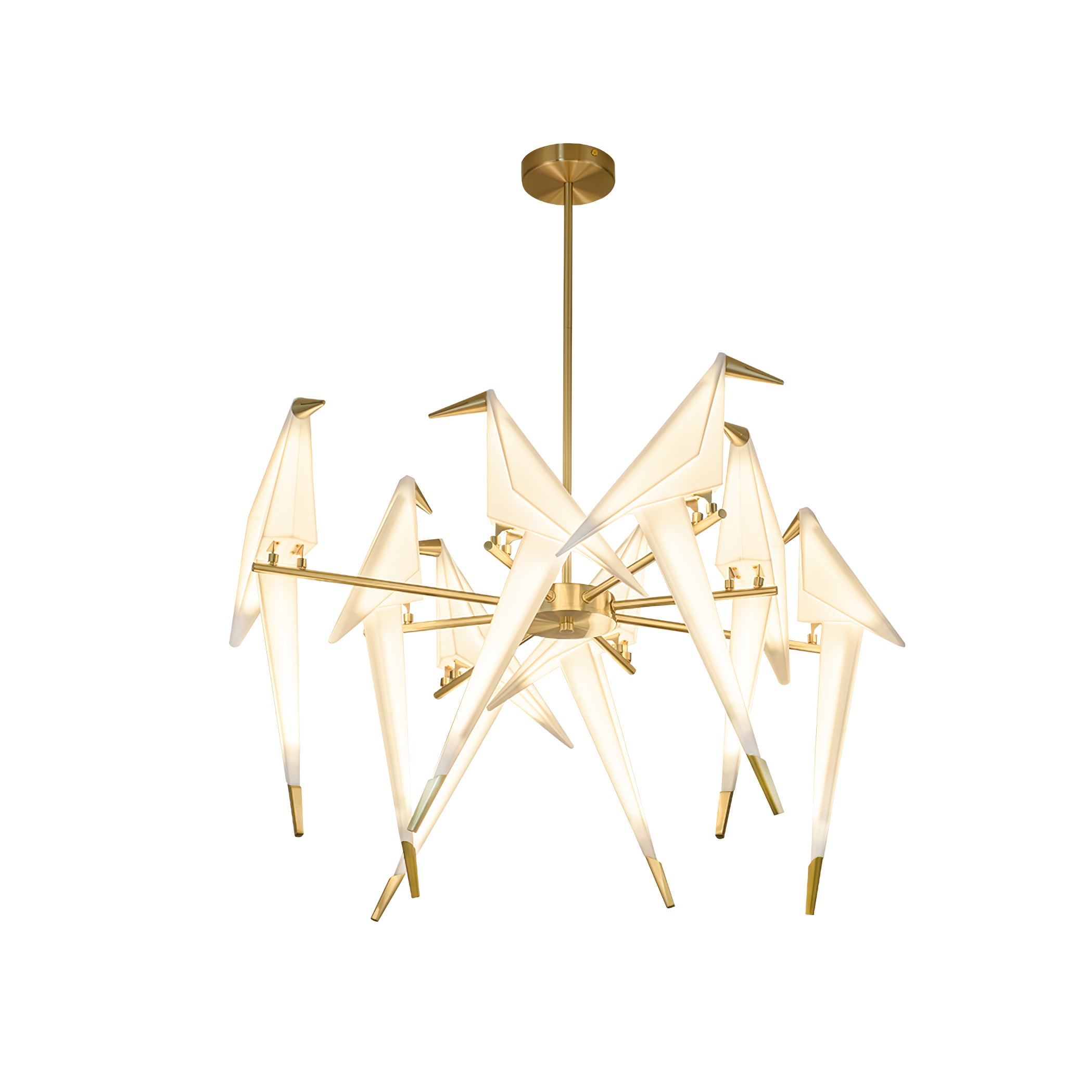 Paper Crane Bird LED Chandelier-elegalight