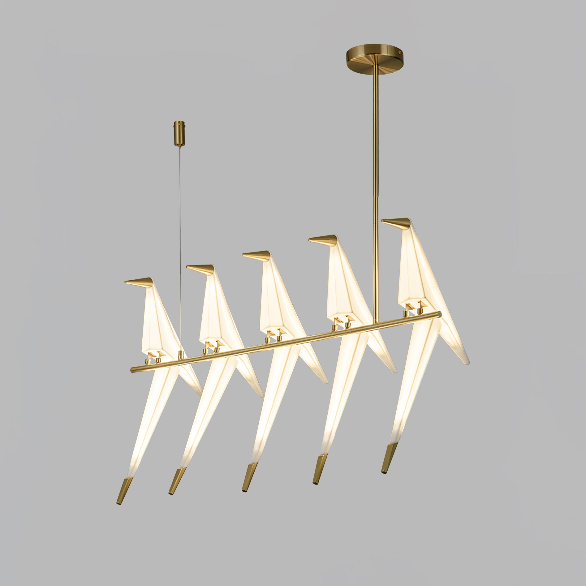 Paper Crane Bird LED Chandelier-elegalight