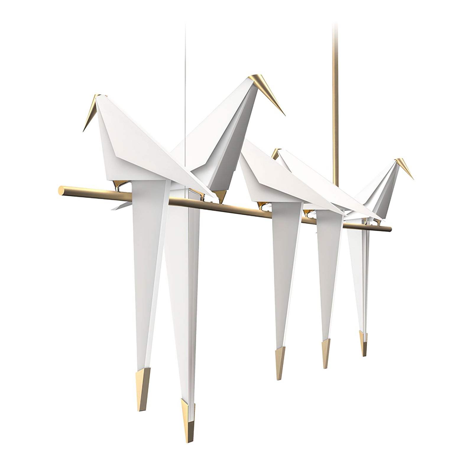 Paper Crane Bird LED Chandelier-elegalight