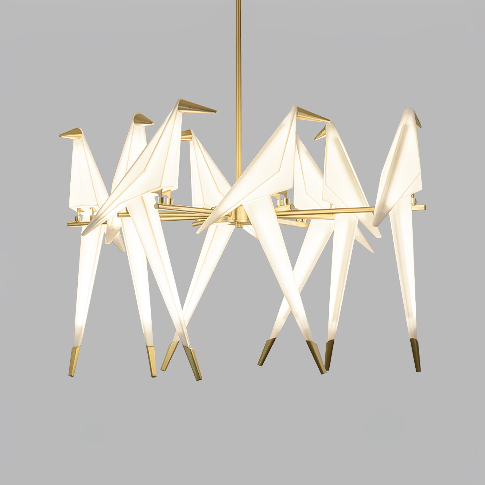 Paper Crane Bird LED Chandelier-elegalight