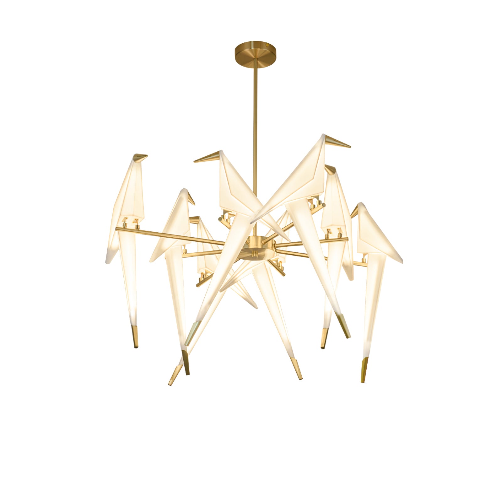 Paper Crane Bird LED Chandelier-elegalight