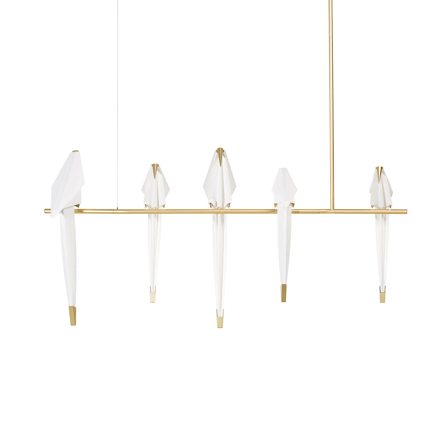 Paper Crane Bird LED Chandelier-elegalight