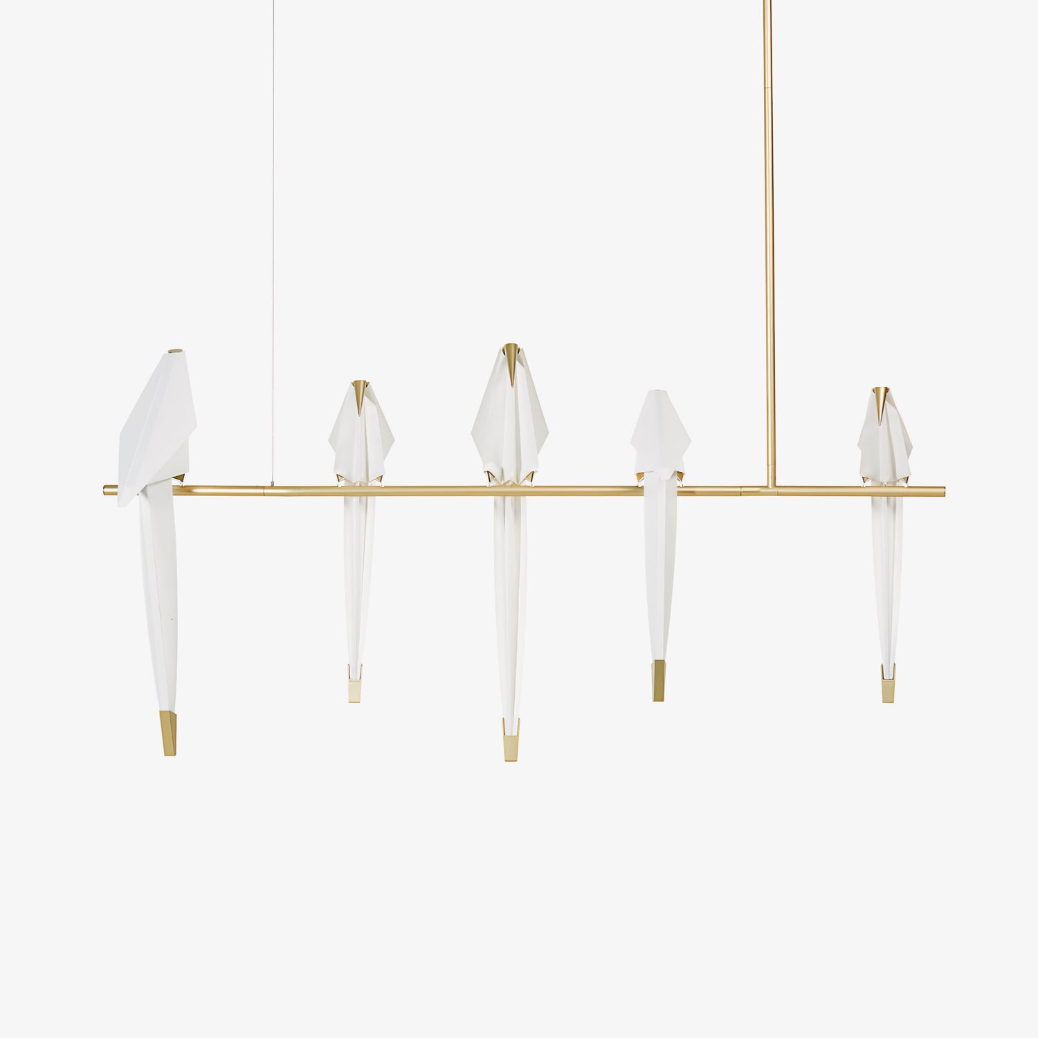 Paper Crane Bird LED Chandelier-elegalight
