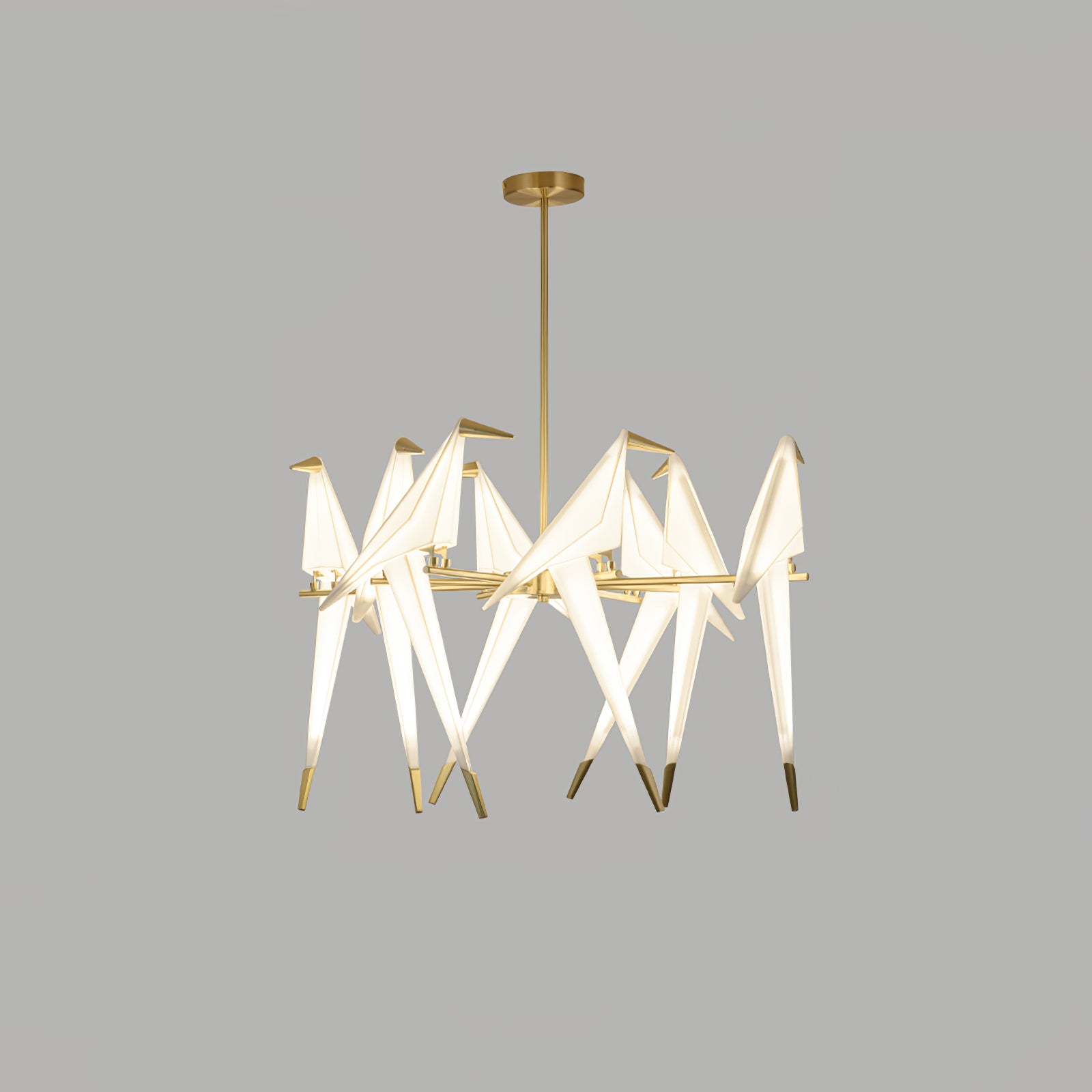 Paper Crane Bird LED Chandelier-elegalight