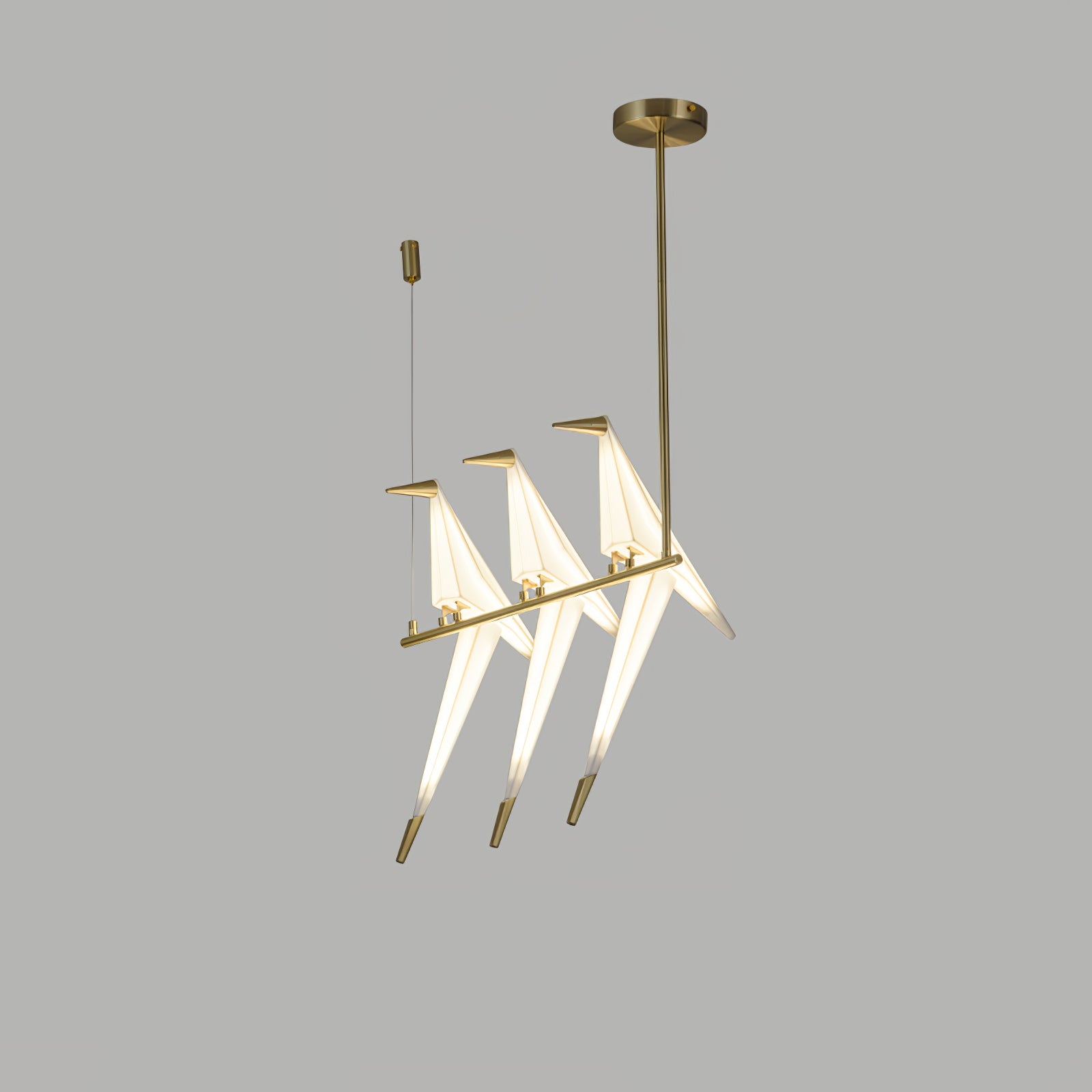 Paper Crane Bird LED Chandelier-elegalight