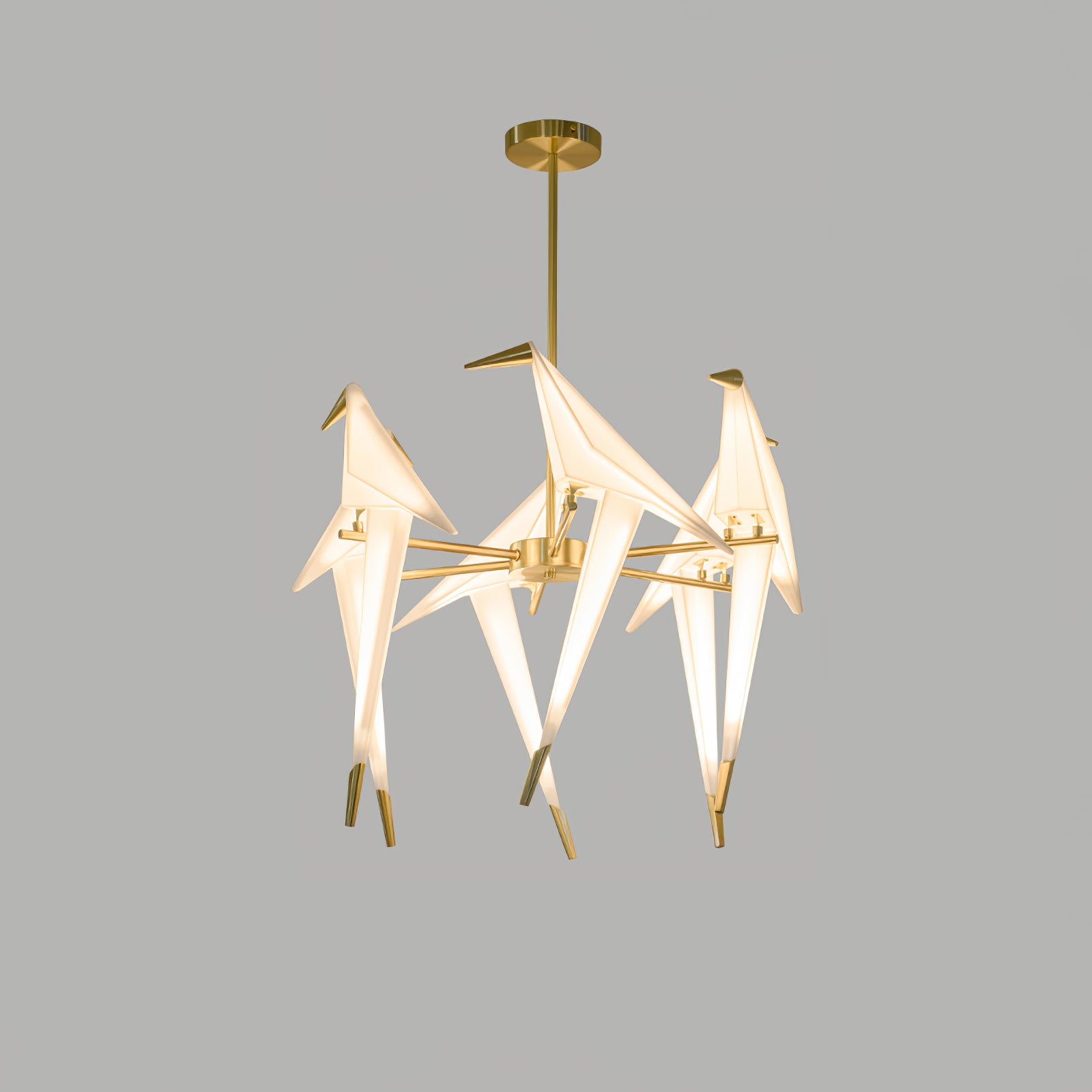 Paper Crane Bird LED Chandelier-elegalight