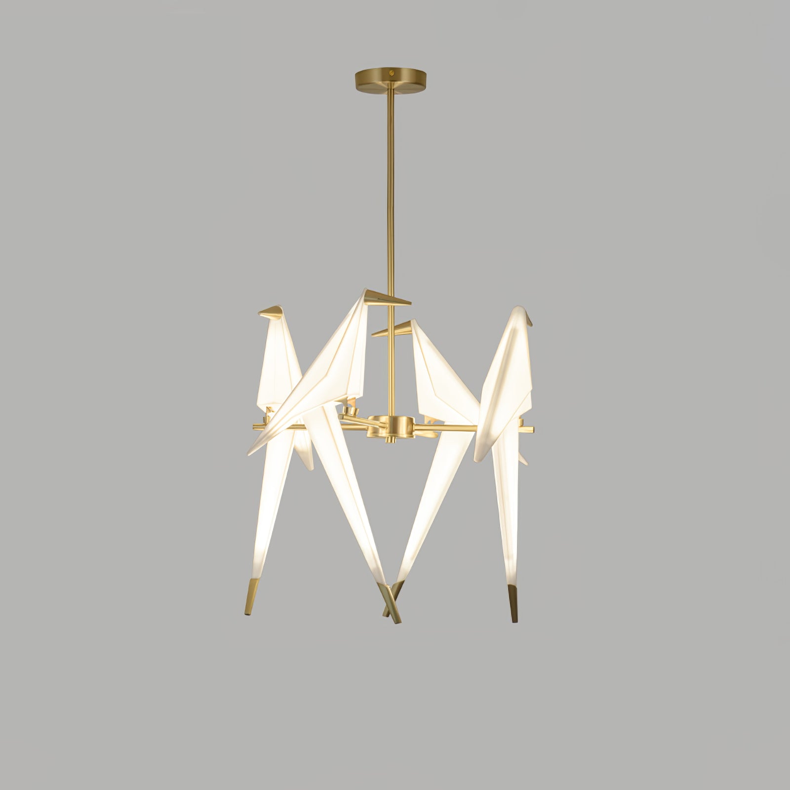 Paper Crane Bird LED Chandelier-elegalight