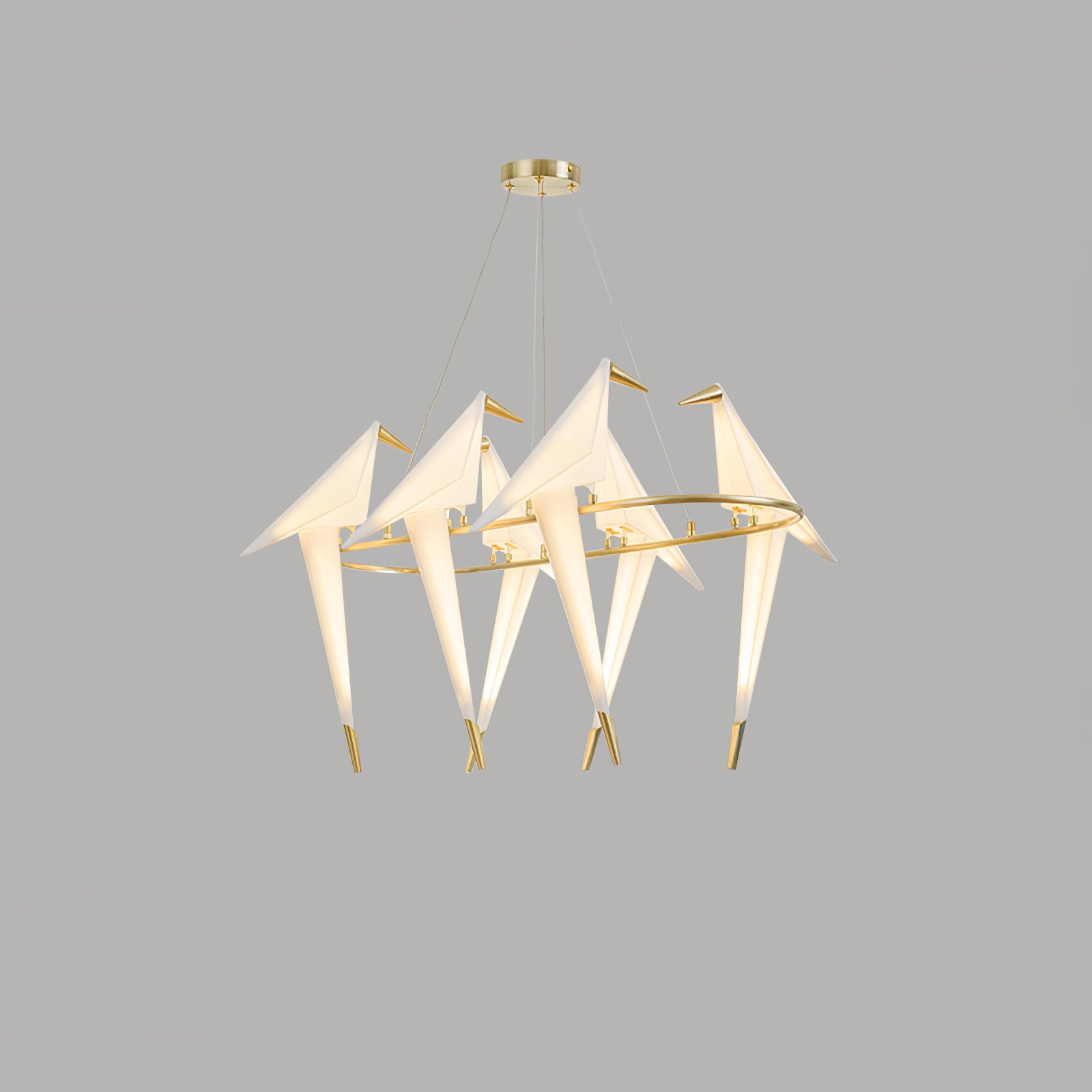 Paper Crane Bird LED Chandelier-elegalight