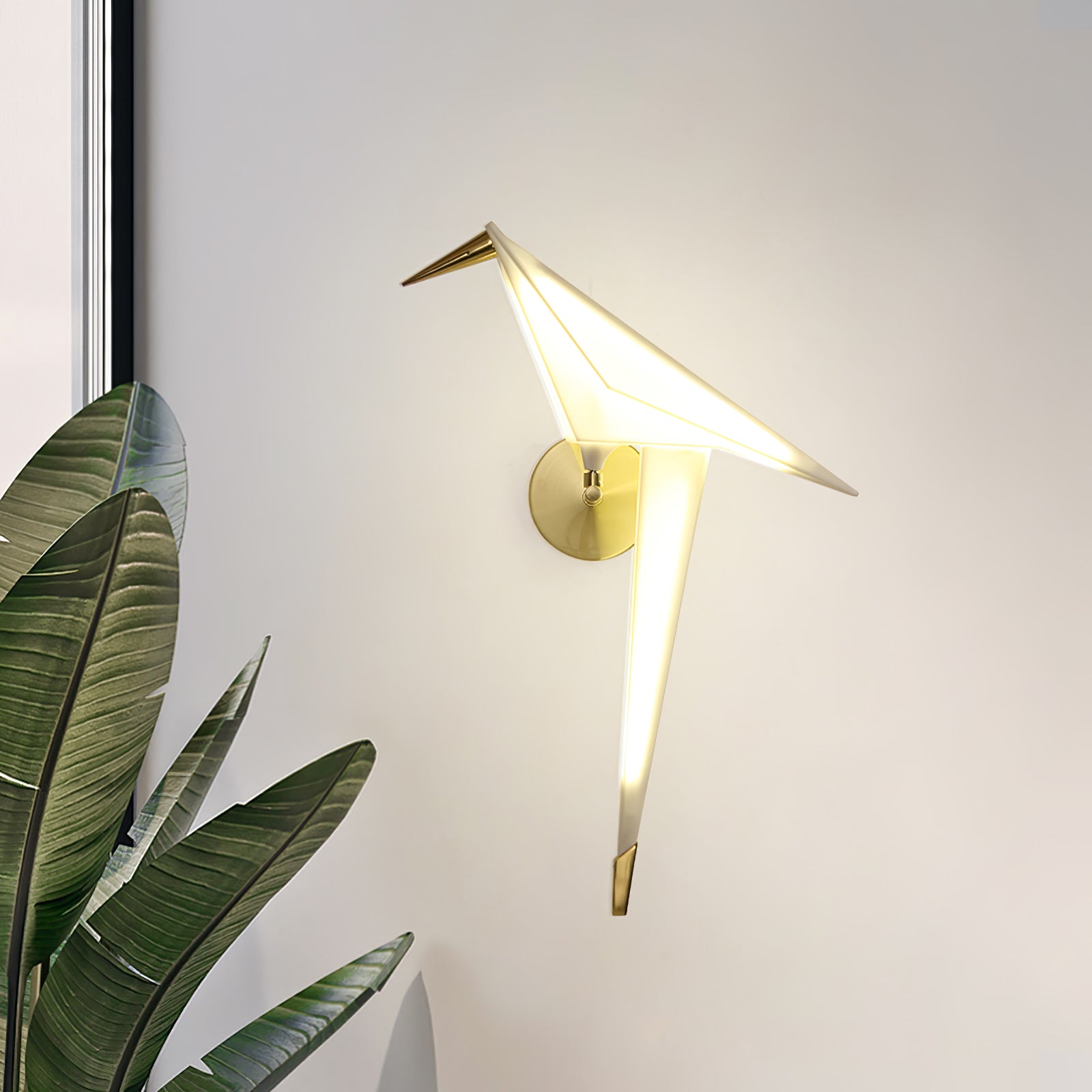 Paper Crane Bird LED Chandelier-elegalight
