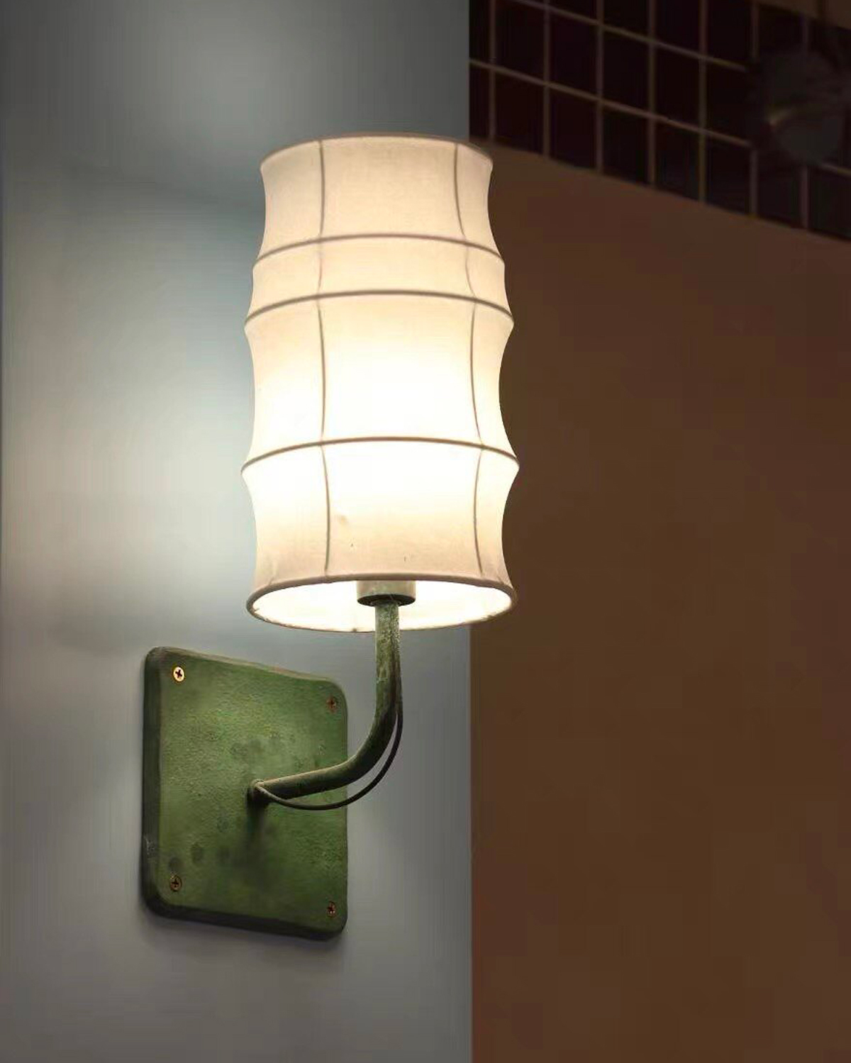 Patina Veil Fabric Wall Sconce