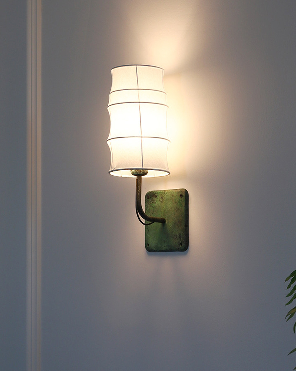 Patina Veil Fabric Wall Sconce