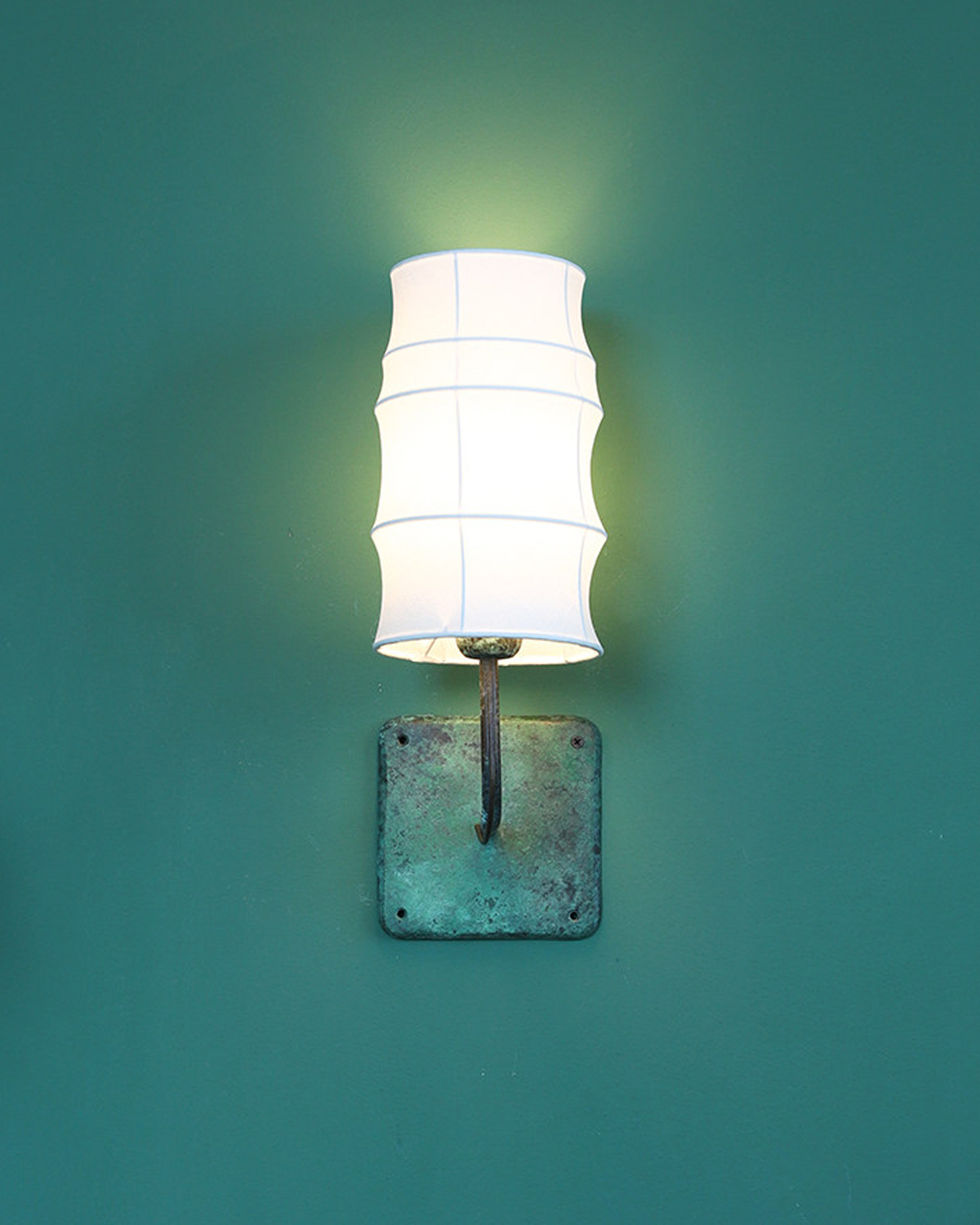 Patina Veil Fabric Wall Sconce