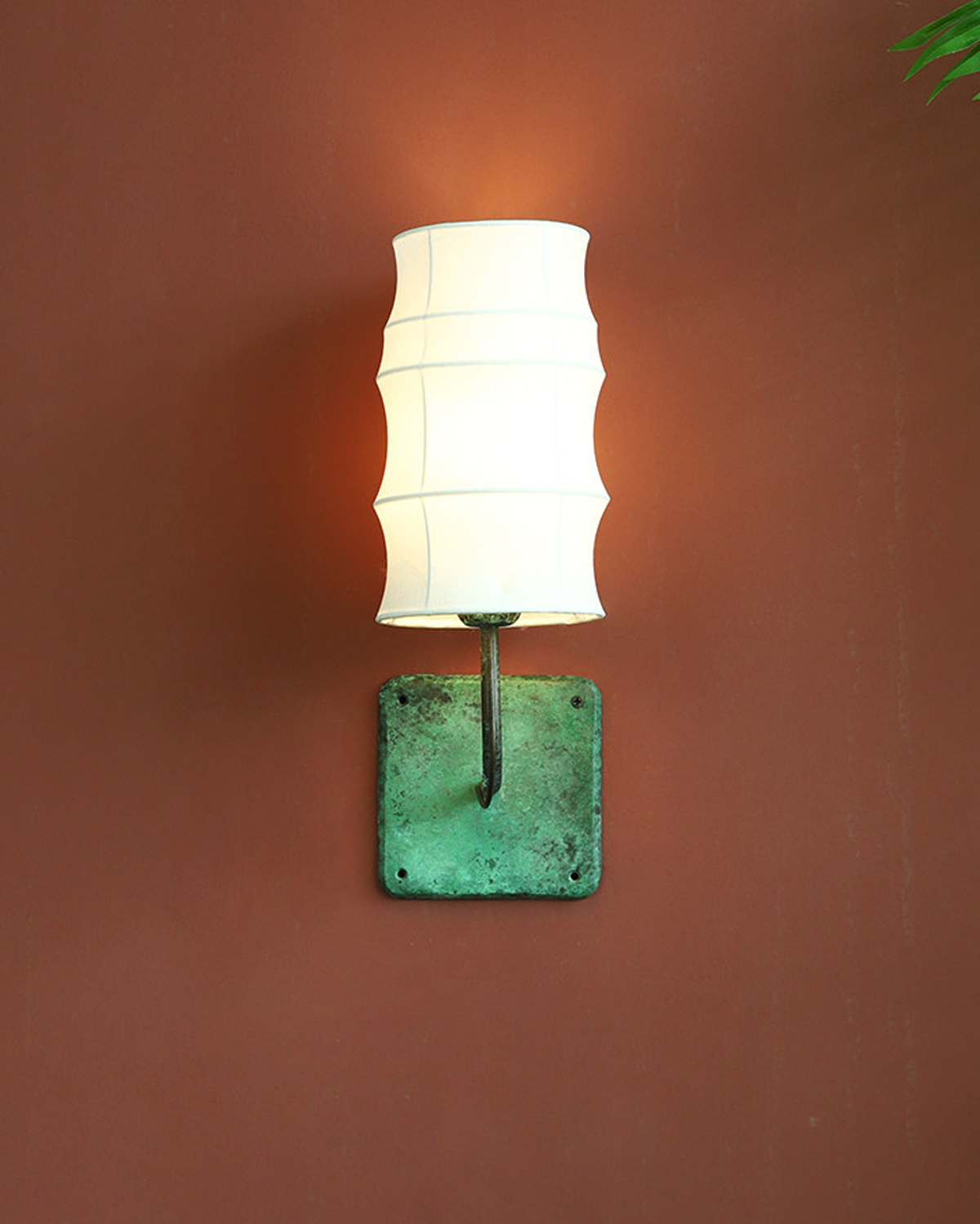 Patina Veil Fabric Wall Sconce