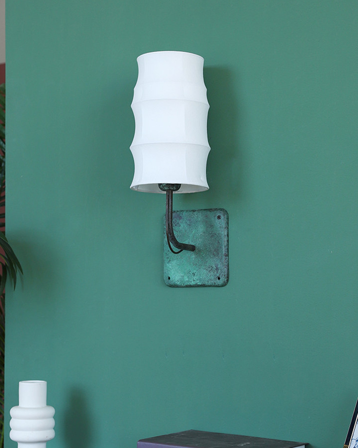 Patina Veil Fabric Wall Sconce