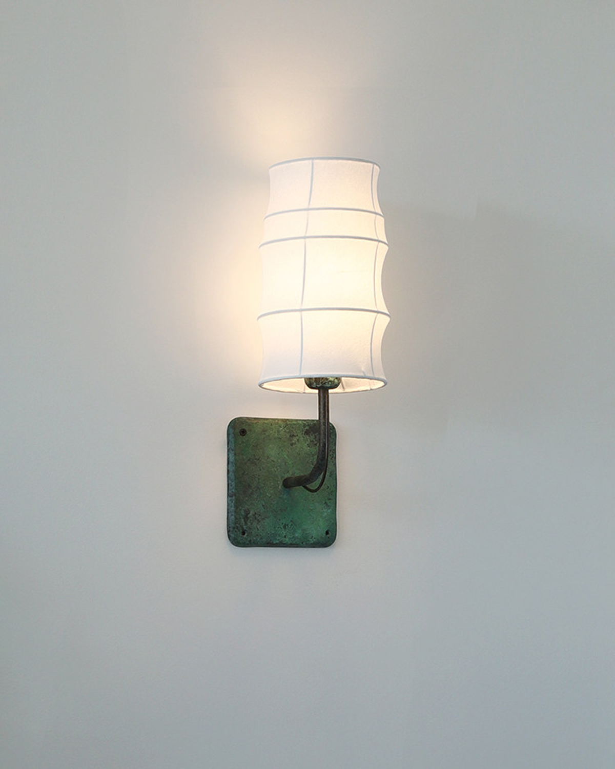 Patina Veil Fabric Wall Sconce