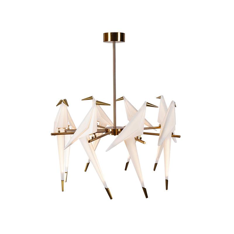 Paper Crane Bird LED Chandelier-elegalight