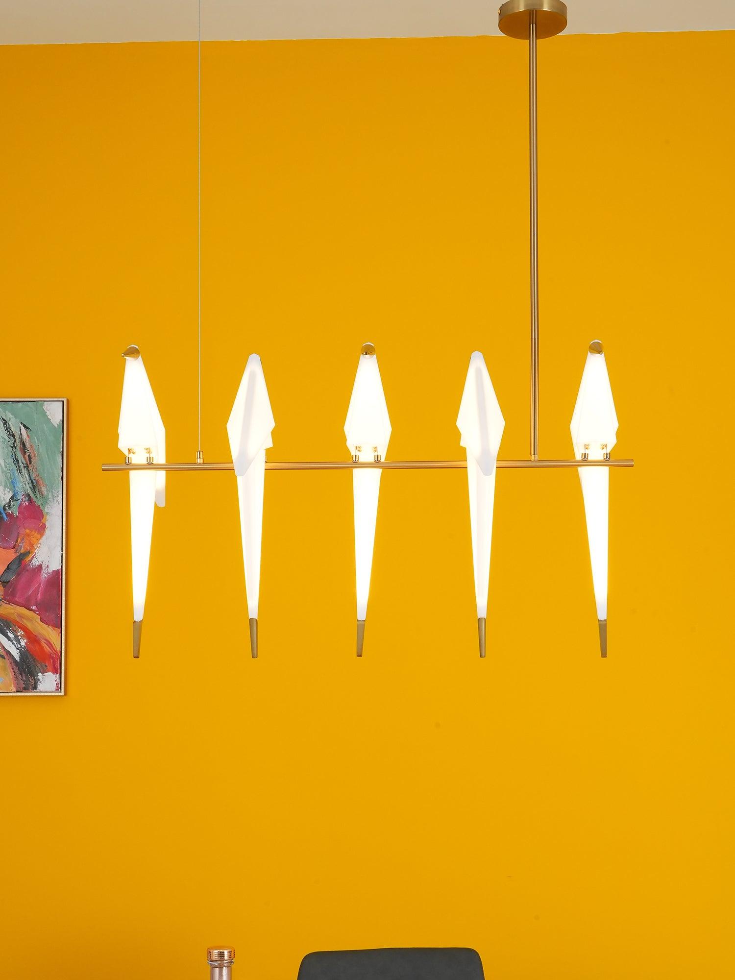 Paper Crane Bird LED Chandelier-elegalight