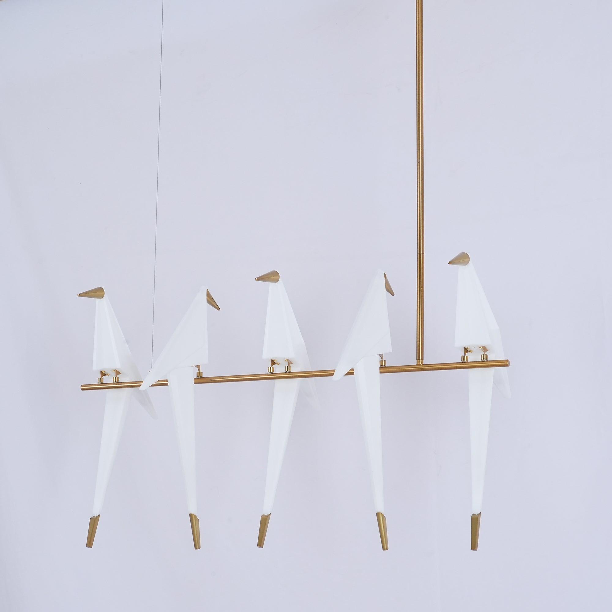 Paper Crane Bird LED Chandelier-elegalight
