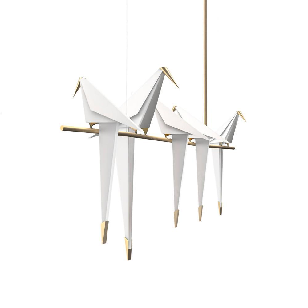 Paper Crane Bird LED Chandelier-elegalight