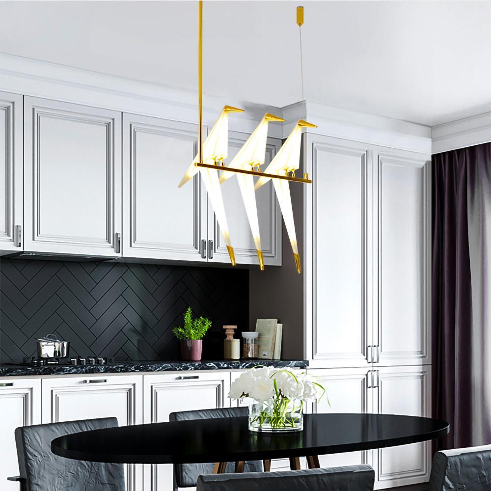 Paper Crane Bird LED Chandelier-elegalight