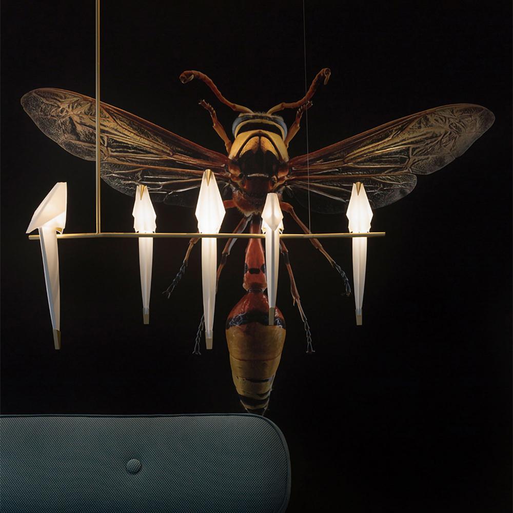 Paper Crane Bird LED Chandelier-elegalight