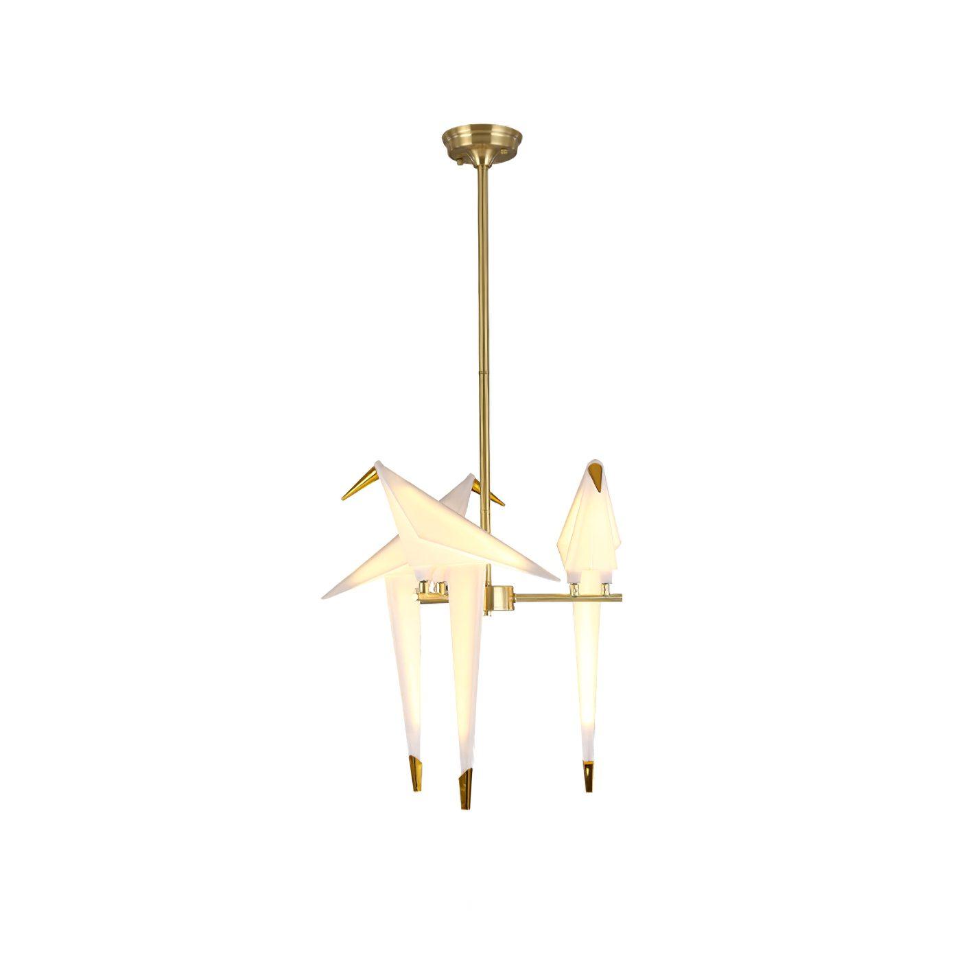 Paper Crane Bird LED Chandelier-elegalight