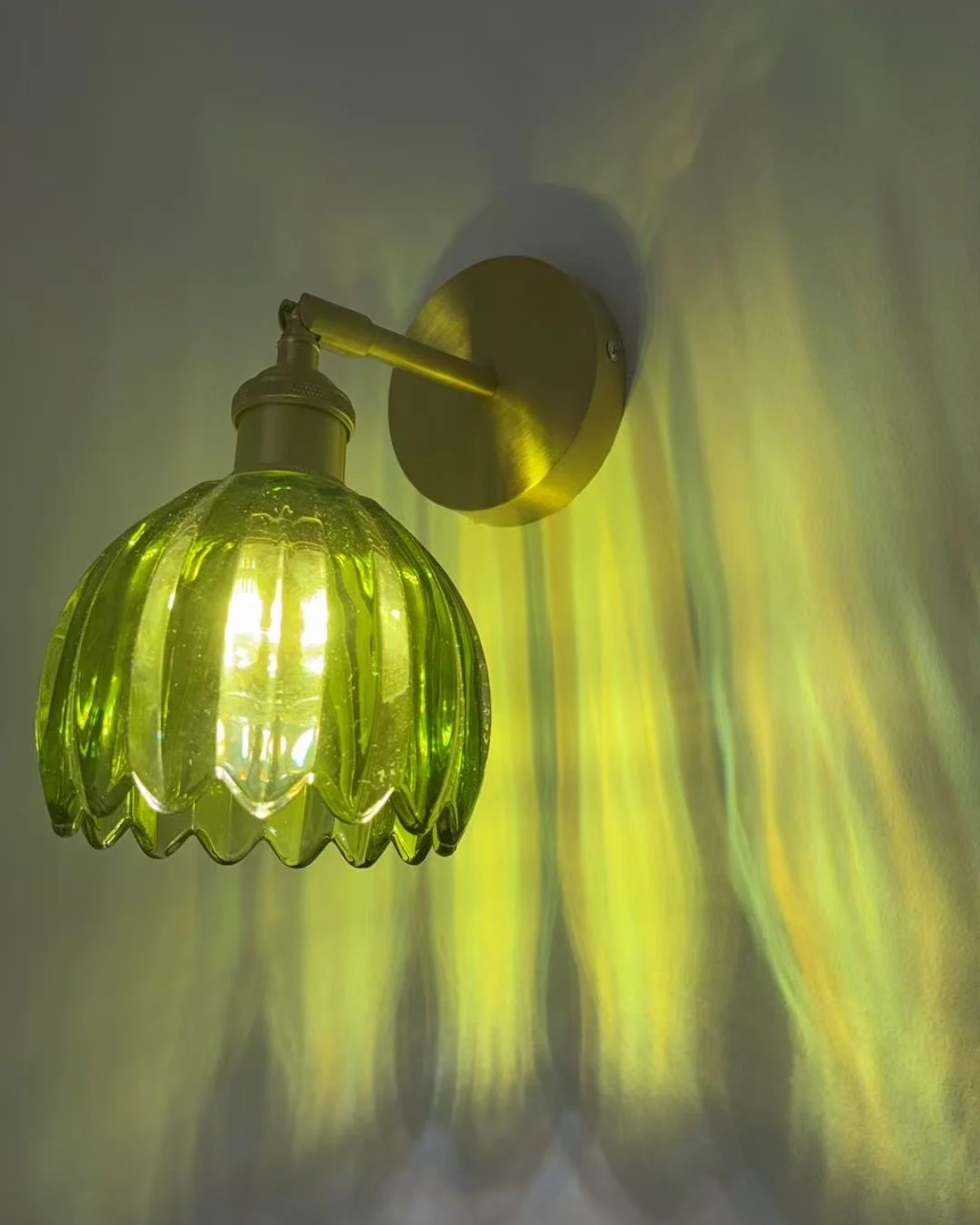 Petal Bud Glass Wall Sconce