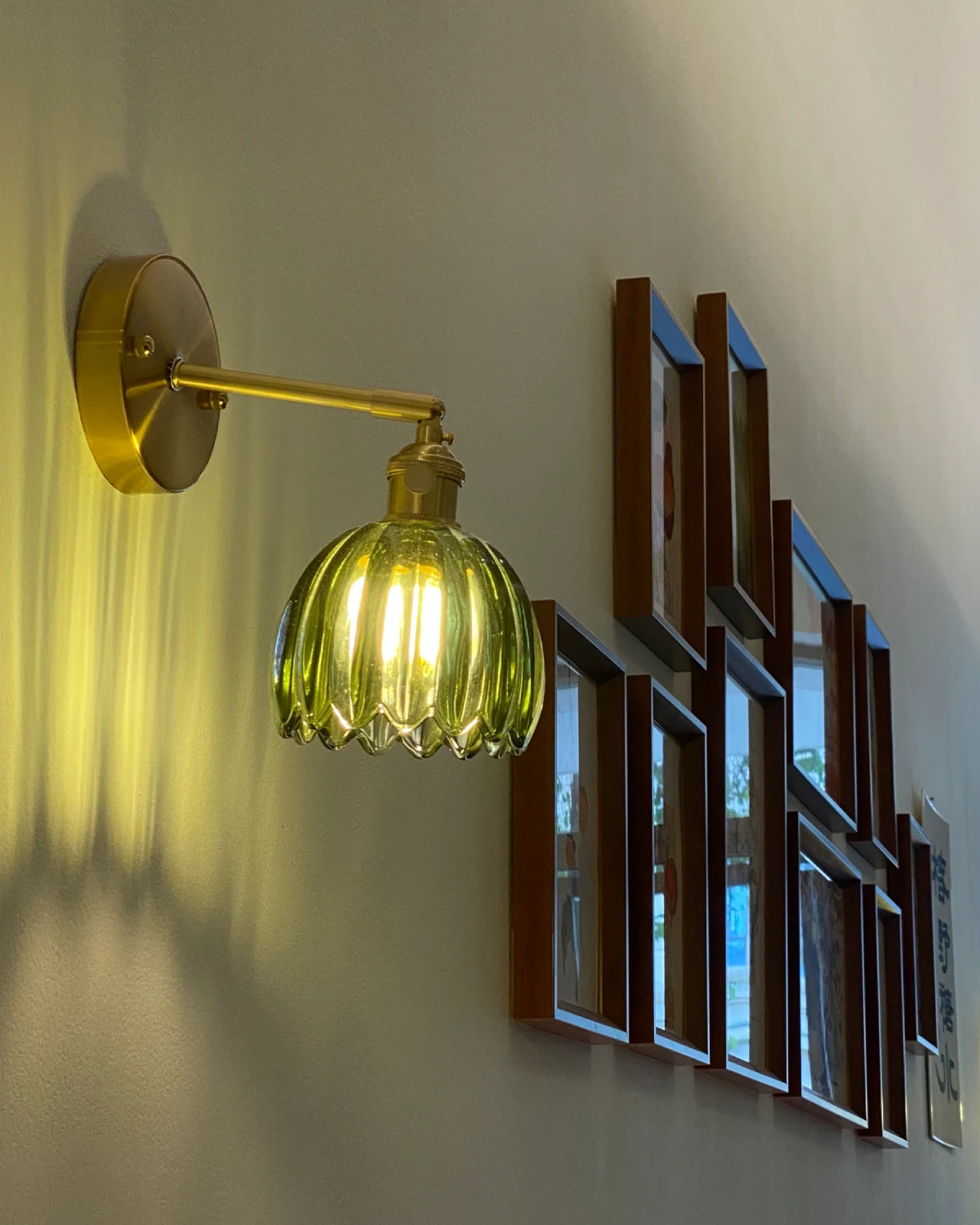 Petal Bud Glass Wall Sconce