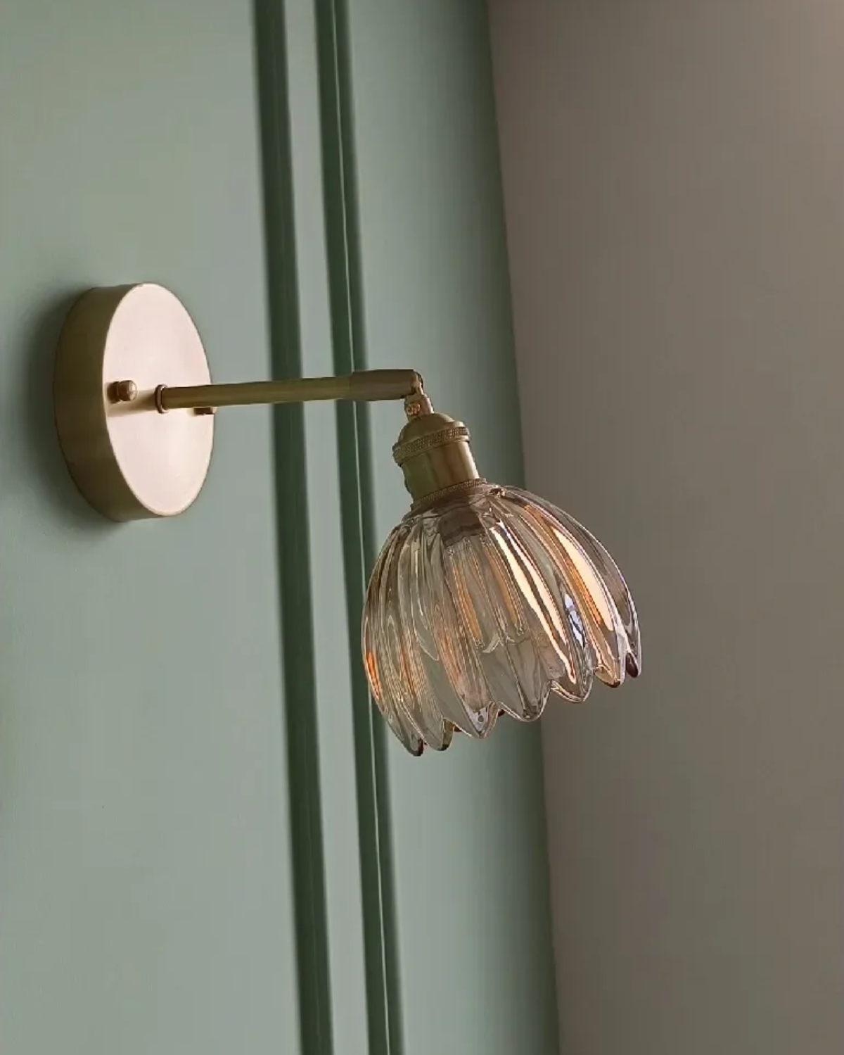Petal Bud Glass Wall Sconce