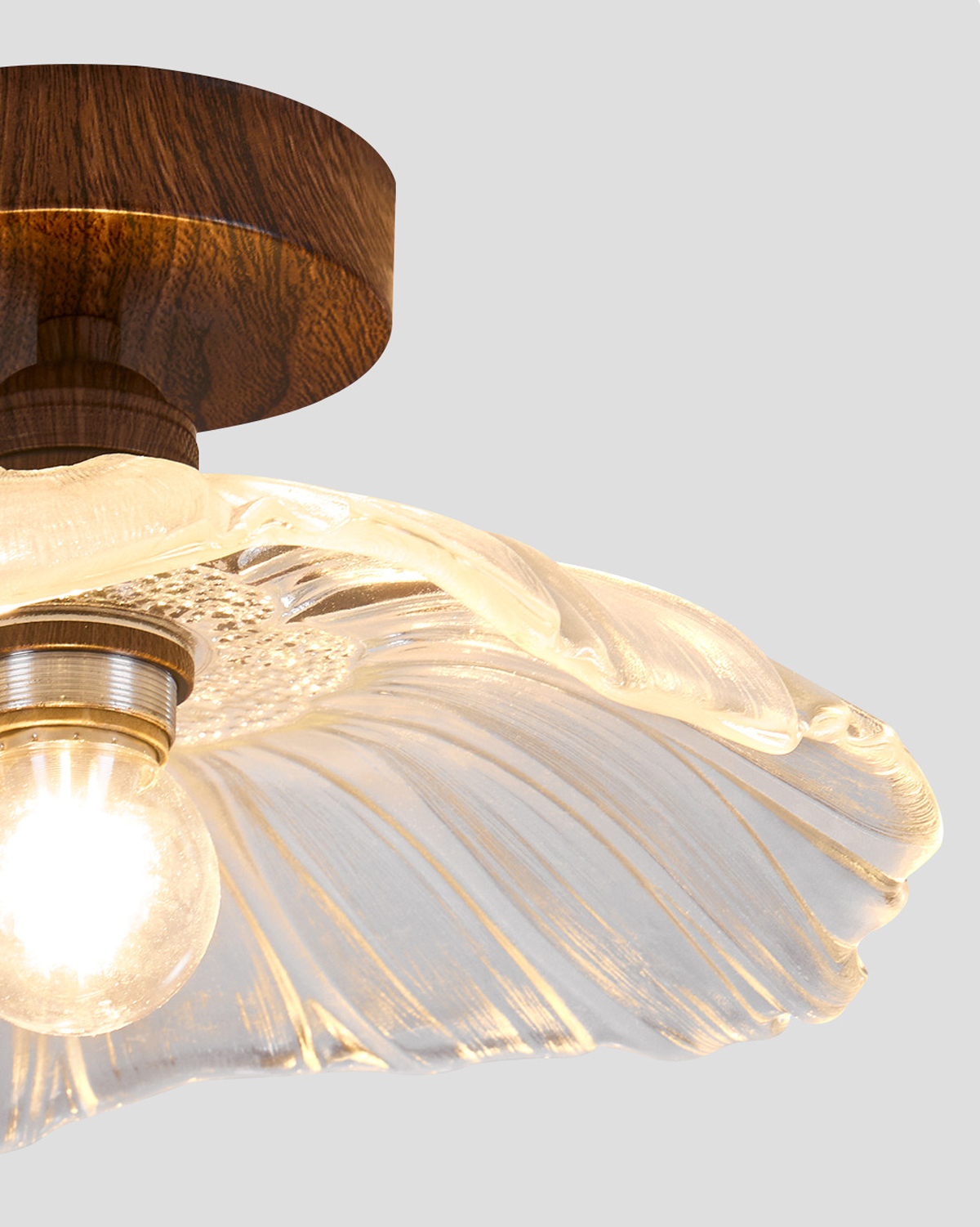 Petal Veil Glass Ceiling Light