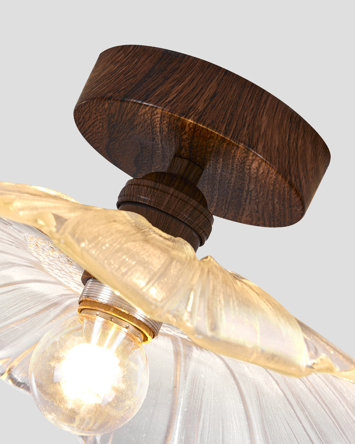 Petal Veil Glass Ceiling Light