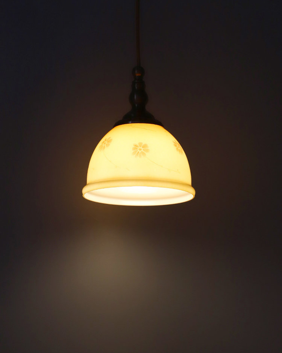 Petite Blossom Glass Pendant Light
