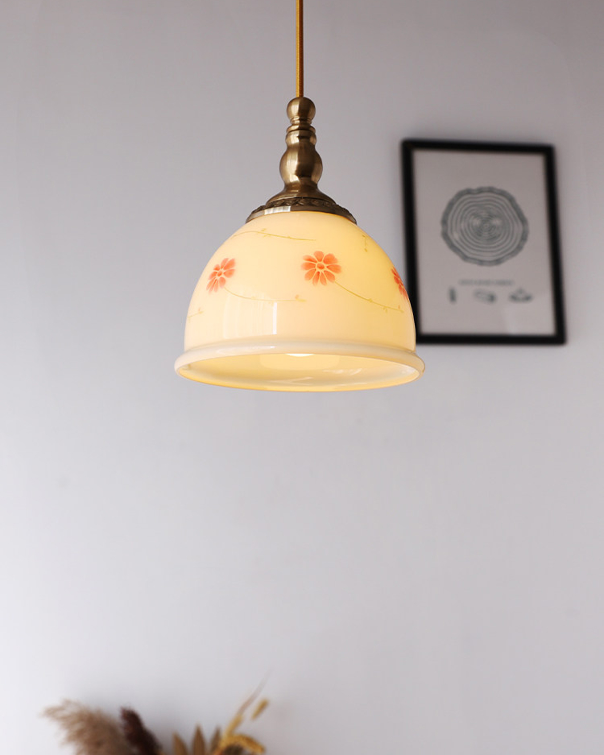 Petite Blossom Glass Pendant Light