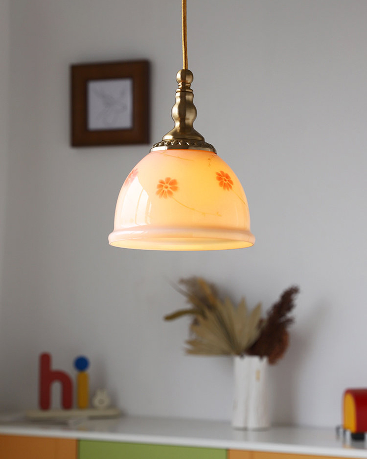 Petite Blossom Glass Pendant Light