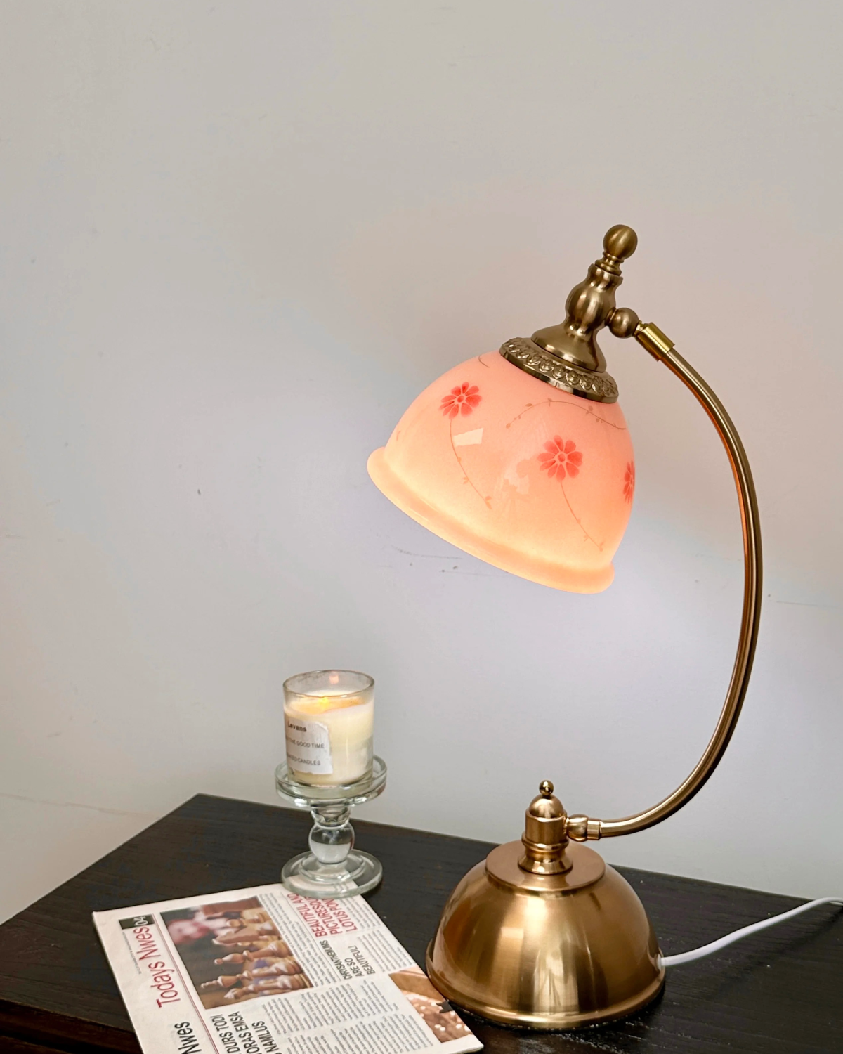 Petite Blossom Glass Table Light