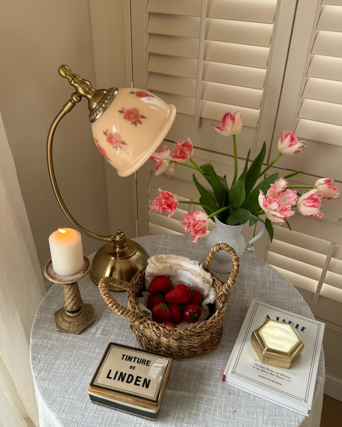 Petite Blossom Glass Table Light