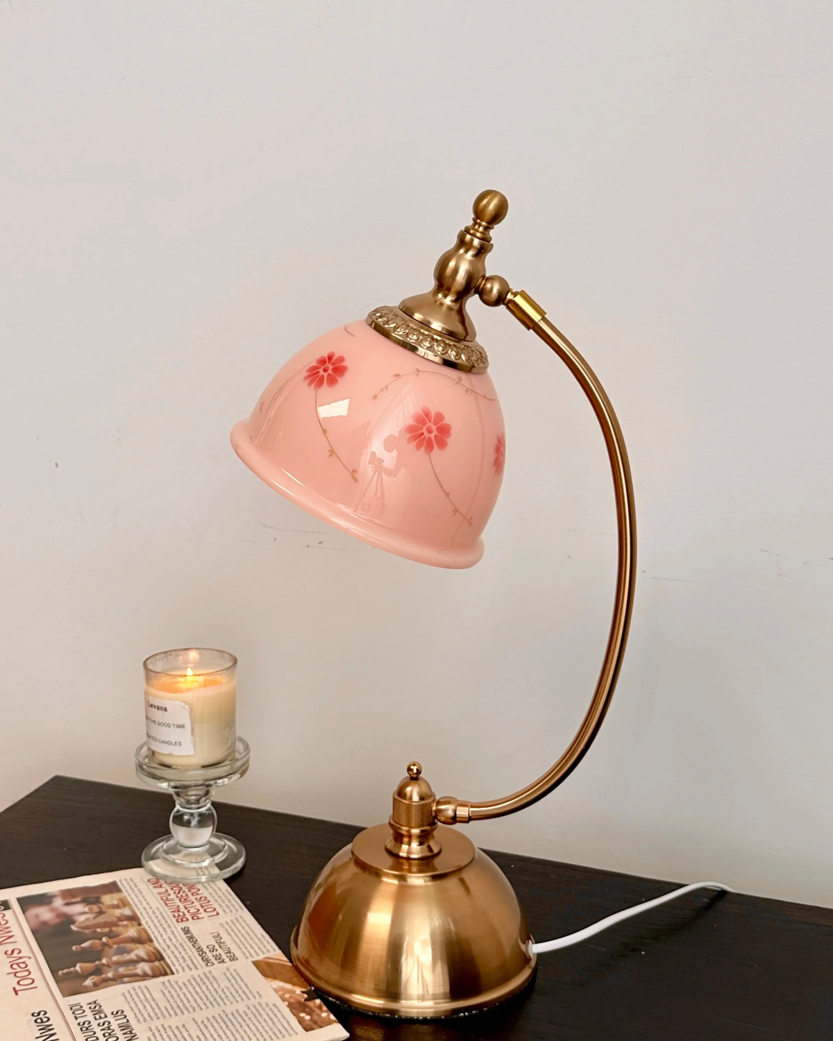 Petite Blossom Glass Table Light
