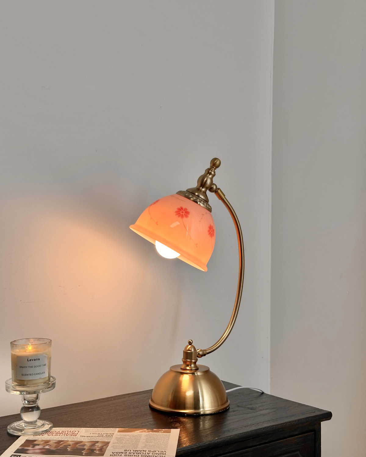 Petite Blossom Glass Table Light
