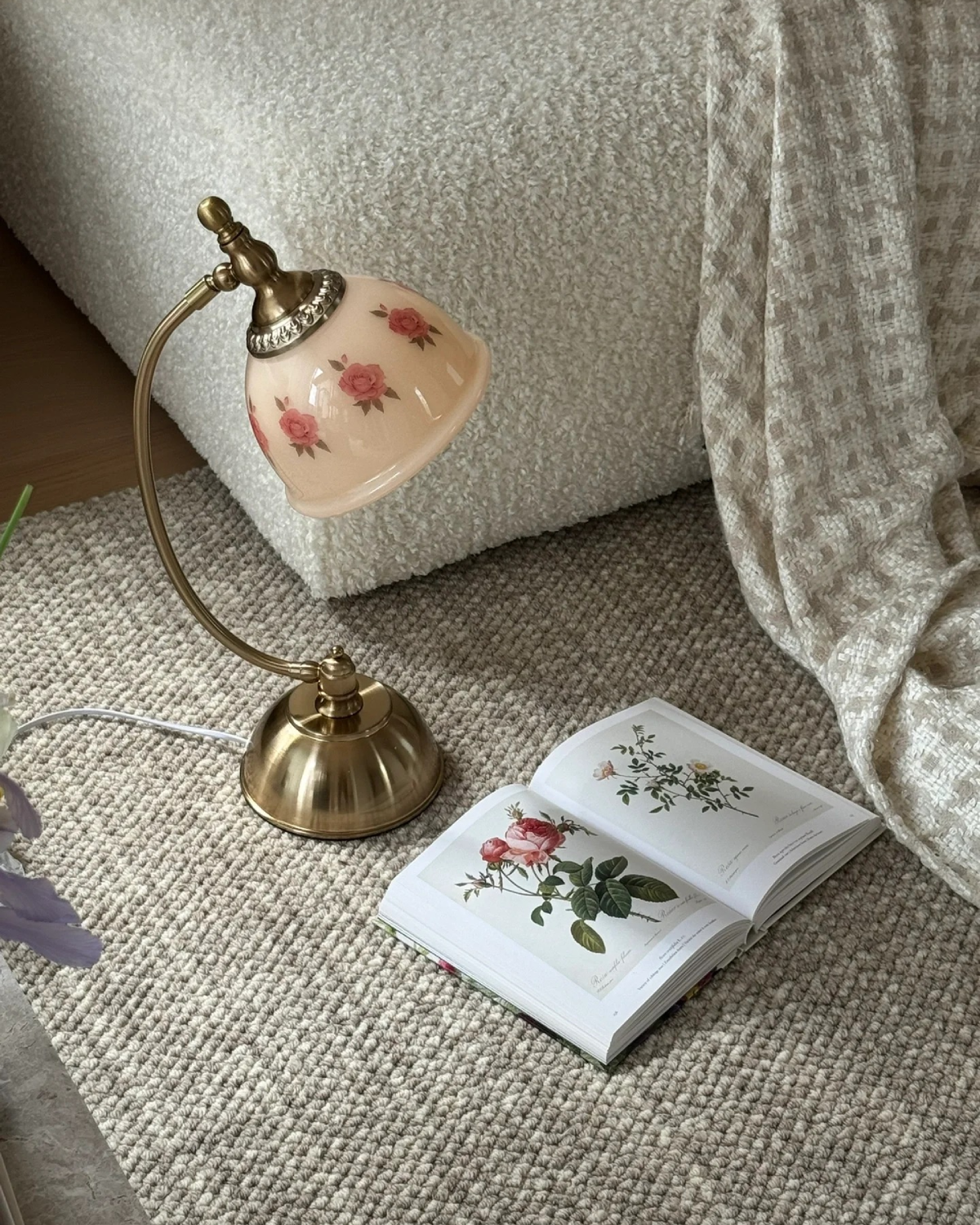 Petite Blossom Glass Table Light