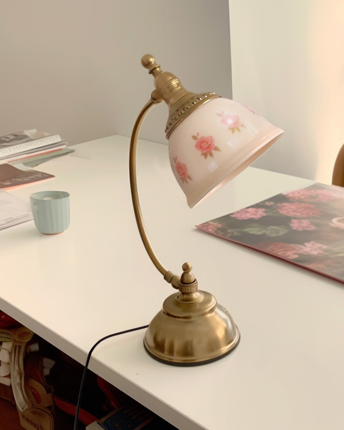 Petite Blossom Glass Table Light
